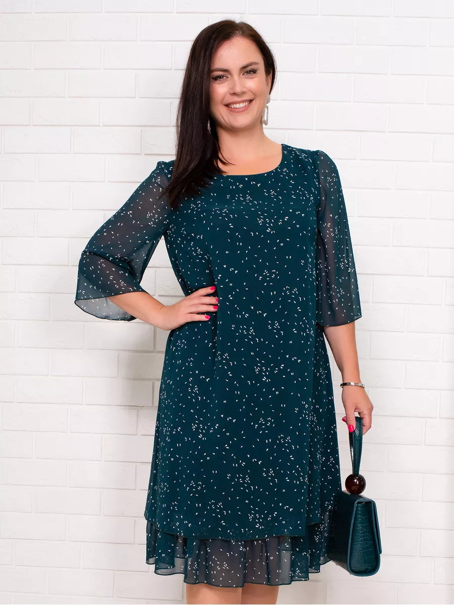 💥【S-3XL】❤️2026 nuevo vestido de malla de encaje floral de primavera