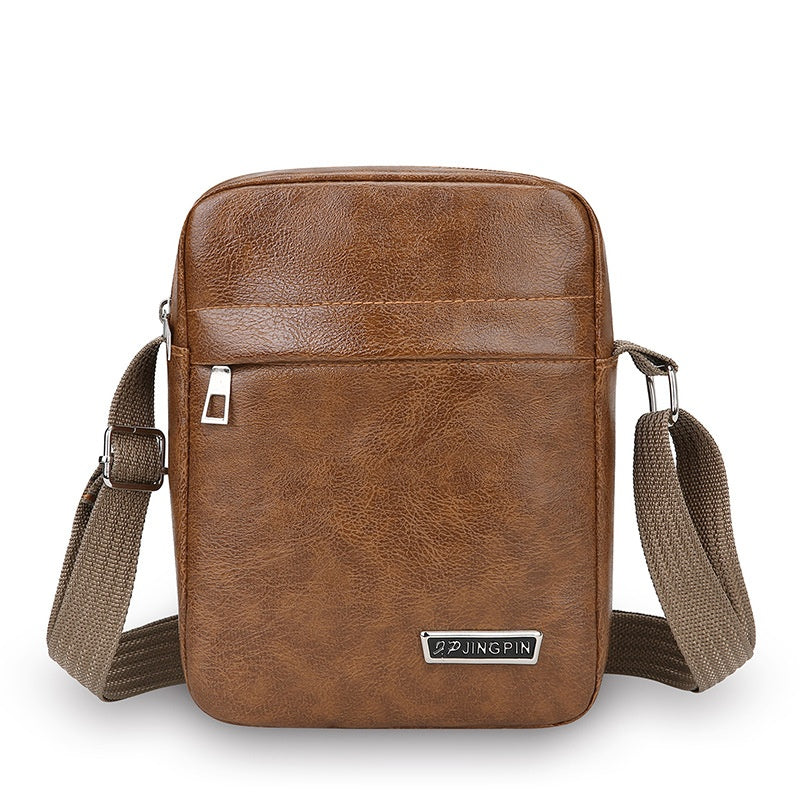 🔥【Compra 1 y llévate 1 gratis】Bolso de hombro de cuero genuino para negocios de moda para hombre