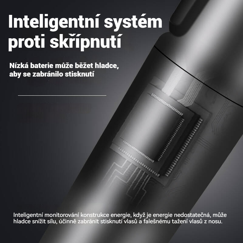 👨🔥 Električni strižnik za nosne dlačice za moške⚡ Mini prenosni polnilni ✂️ 3 v 1 za obrvi in zalizce, varen in prijazen do kože✅