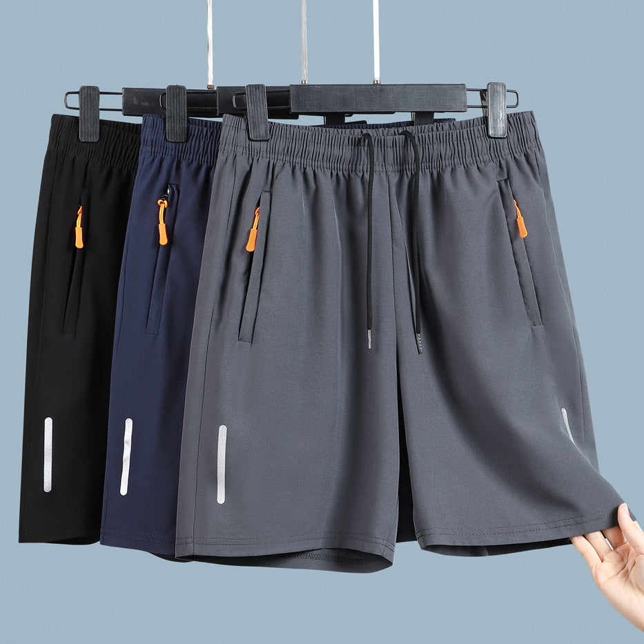ššćSet 3 pieseććM-8XLćPantaloni scurČi bÄrbÄteČti elastici cu uscare rapidÄ