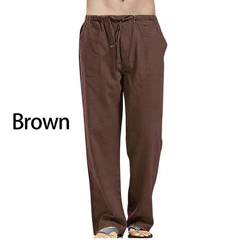 💥👖💖【S-5XL】Pantaloni casual pentru bărbați din bumbac – croială lejeră, material moale și respirabil