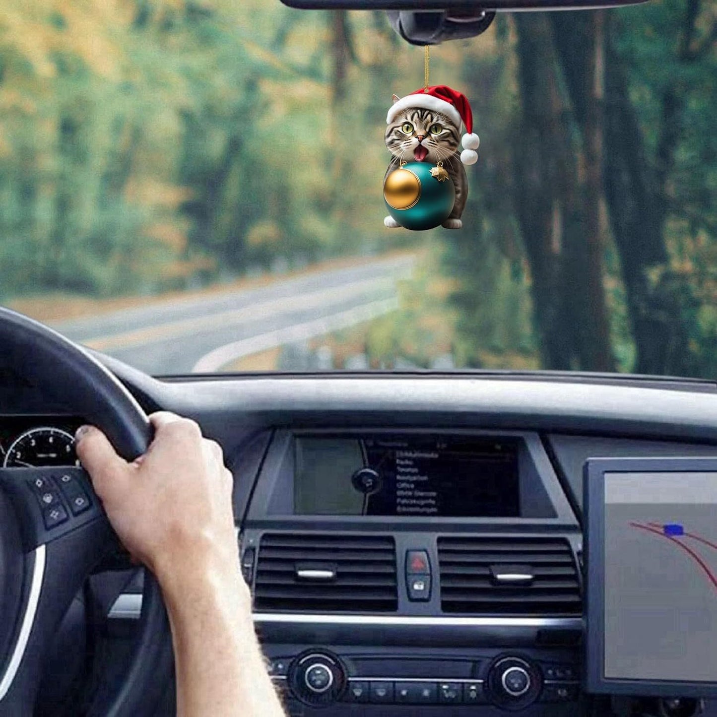 🔥🐈【Kup 5, a 5 otrzymasz gratis】🎄10 sztuk😻Zawieszki do dekoracji choinki w kształcie kotka