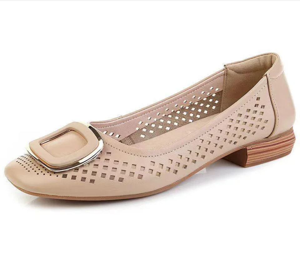 🔥 Zapatos planos de cuero con suela suave para mujer 2026