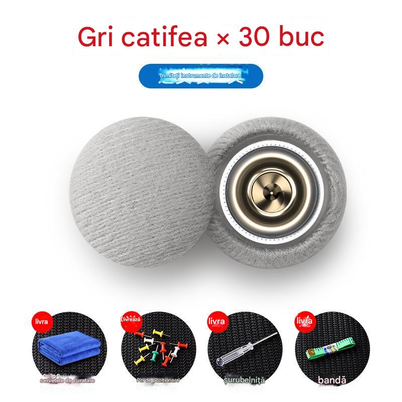 【30 buc】Pânza de pe acoperișul mașinii cade, reparați catarama de fixare a cuielor Modificare și recondiționare interior a mașinii chins fără demontare (kit de instrumente de instalare + șurubelniță + prosop inclus)