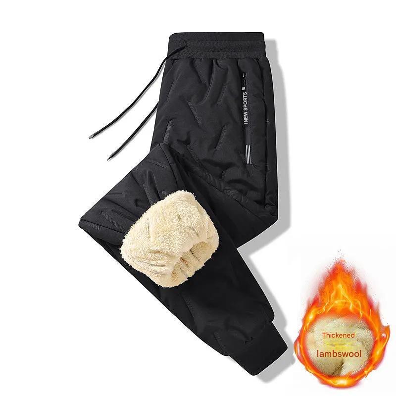 👖🔥Pantalones casuales gruesos y cálidos para hombre de invierno 2026 hechos de lana de cordero