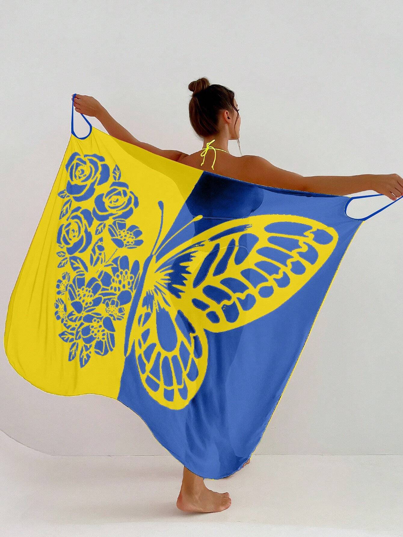 ✨【Nuevo producto con descuento】🦋🦋Nuevo kimono de gasa para mujer con estampado de mariposas ideal para playa 2026