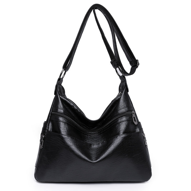 💟👜Geantă de umăr din piele moale la modă nouă