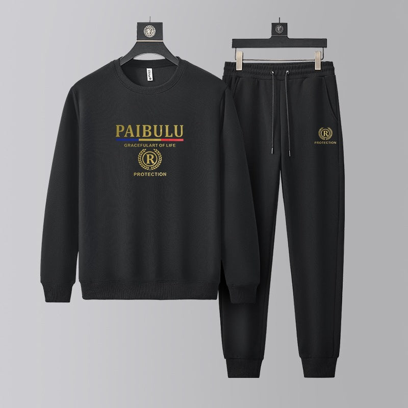 🔥Męski, codzienny, jesienny garnitur sportowy, nowy👕👖【bluza + spodnie】