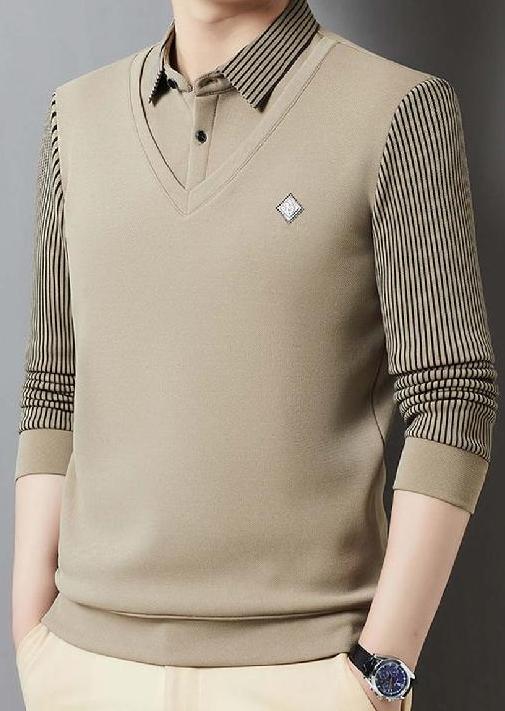 🔥 Ofertă sezonieră -50% 【M-4XL】👔 Set bărbătesc premium căptușit, călduros, cu cămașă cu mânecă lungă