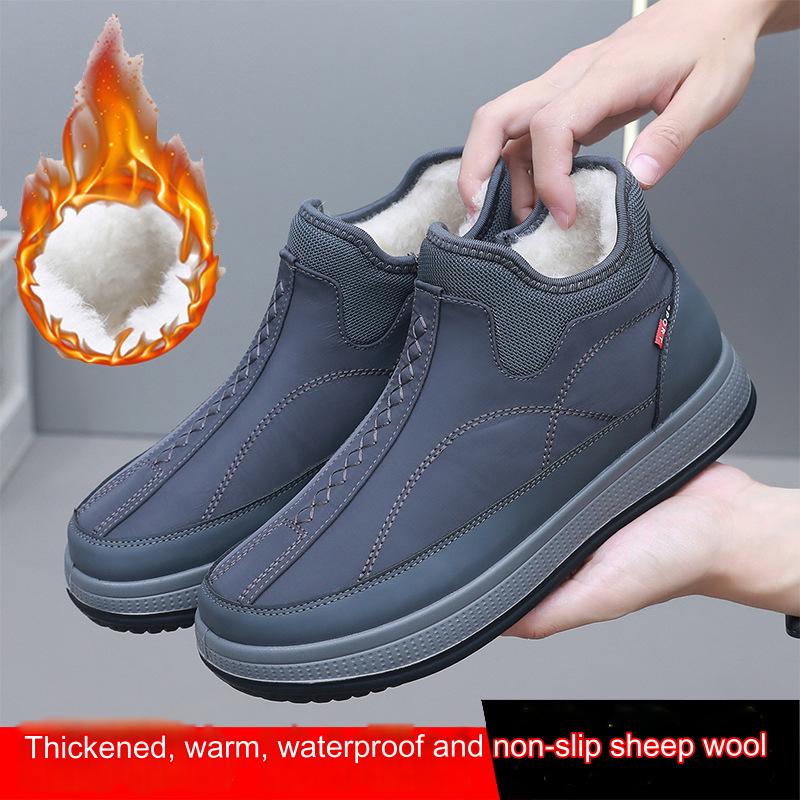 🔥【35–48】 Cizme de iarnă unisex, cu căptușeală pufoasă, călduroase, confortabile și antiderapante, ideale pentru vremea rece