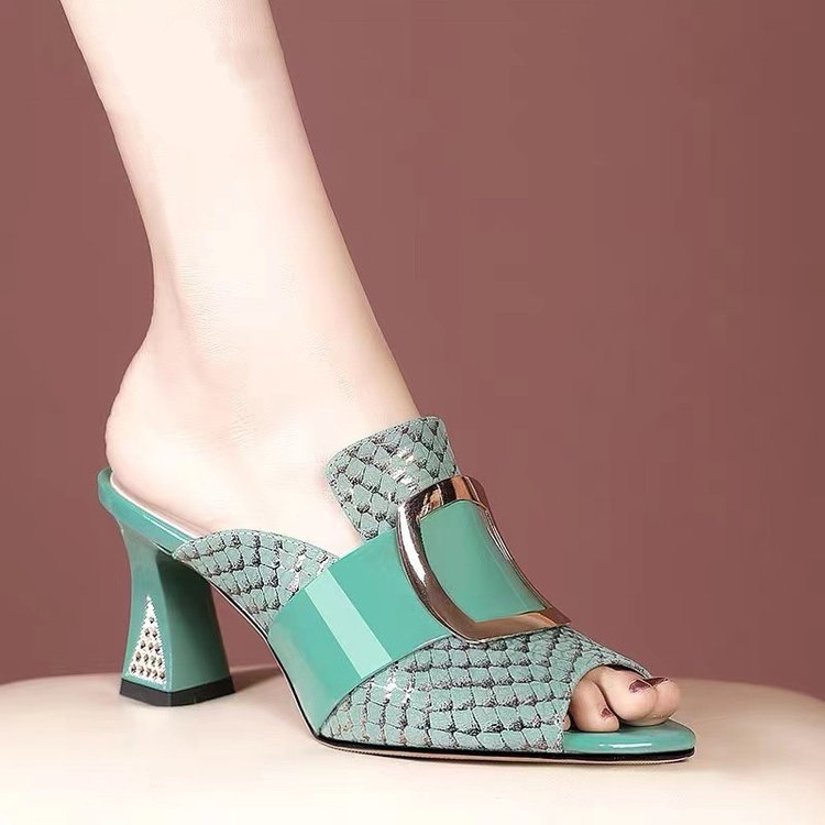 Każda para 30% taniej【rozmiary 34-41】Nowość 2025 – modne sandały na grubym obcasie, stylowy fason z odkrytymi palcami【👠7 cm platforma】