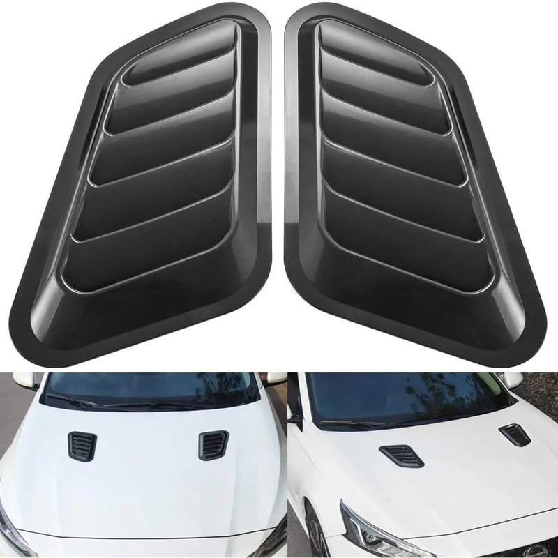 šć2 pares 32 euroćModificación del coche: rejillas de ventilación falsas, embellecedor del capó de fibra de carbono