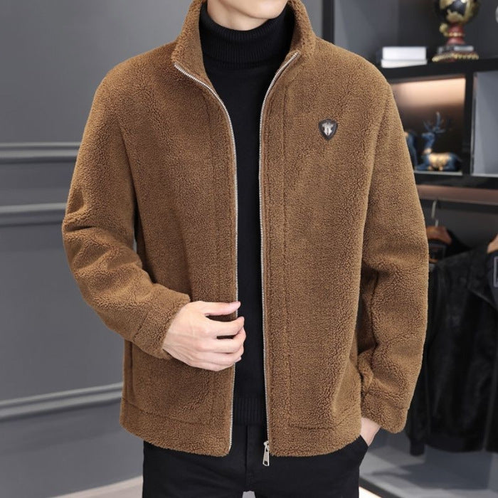 🔥🐏【Sezonowa zniżka 50%】Nowy męski zimowy gruby i ciepły płaszcz z wełny