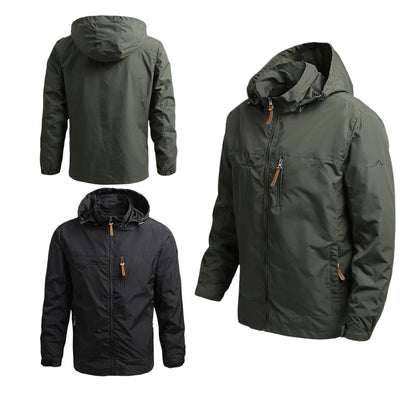 【M-5XL】Εξωτερική εξάνθημα με κουκούλα χαλαρή τοποθέτηση συν μέγεθος casual σακάκι