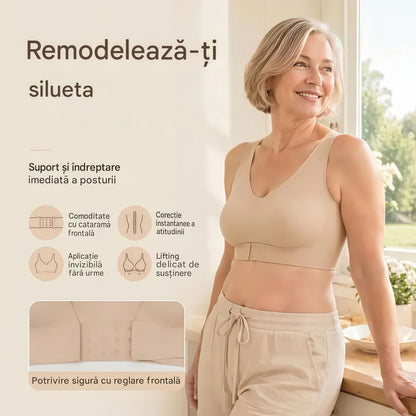 【✨Cumpără 1 și primești 2 gratuit – set cu 3 bucăți】Lenjerie modelatoare pentru femei, corectează linia spatelui💋