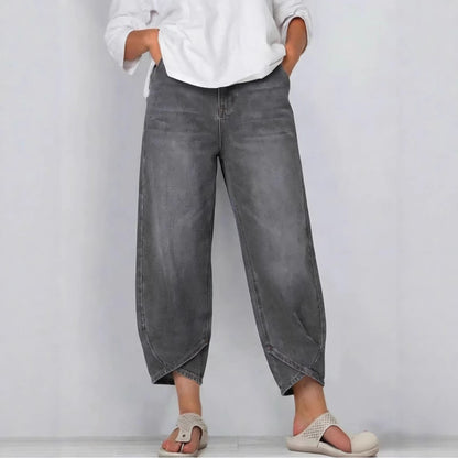 👖【Denim îmbunătățit, moale și respirabil】 blugi largi  casual la modă