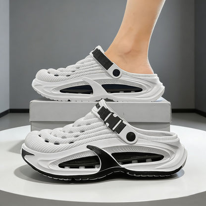 👟50% ZNIŻKI🌬️Męskie sandały wielofunkcyjne 2 w 1: gruba podeszwa EVA, antypoślizgowe, niezwykle lekkie i oddychające🏃‍♂️