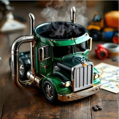 🚛【Reducere 50%】Cană de cafea lucrată manual în formă de camion