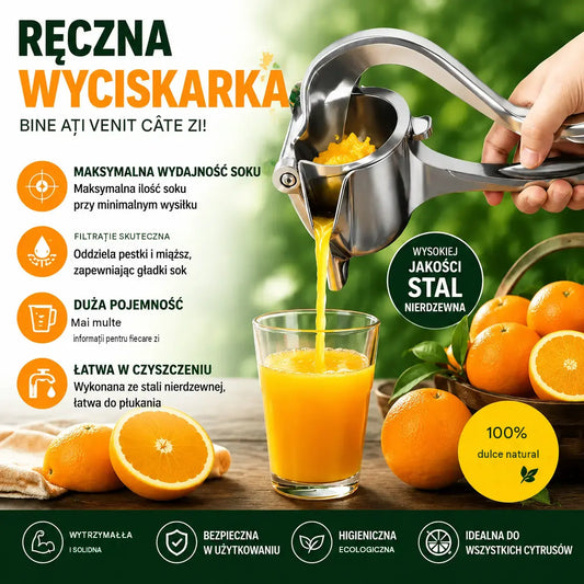 ✅️【Ramburs la livrare】 Storcător manual mic pentru uz casnic