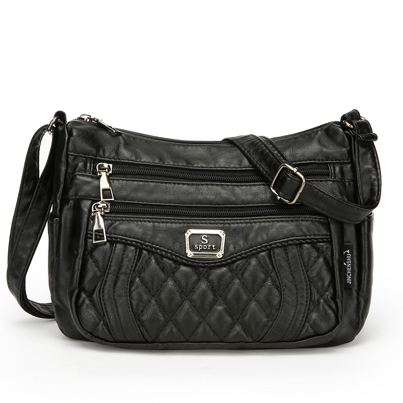 👜【Legnépszerűbb】Nagy keresztpántos válltáska | Sokoldalú és divatos keresztpántos táska