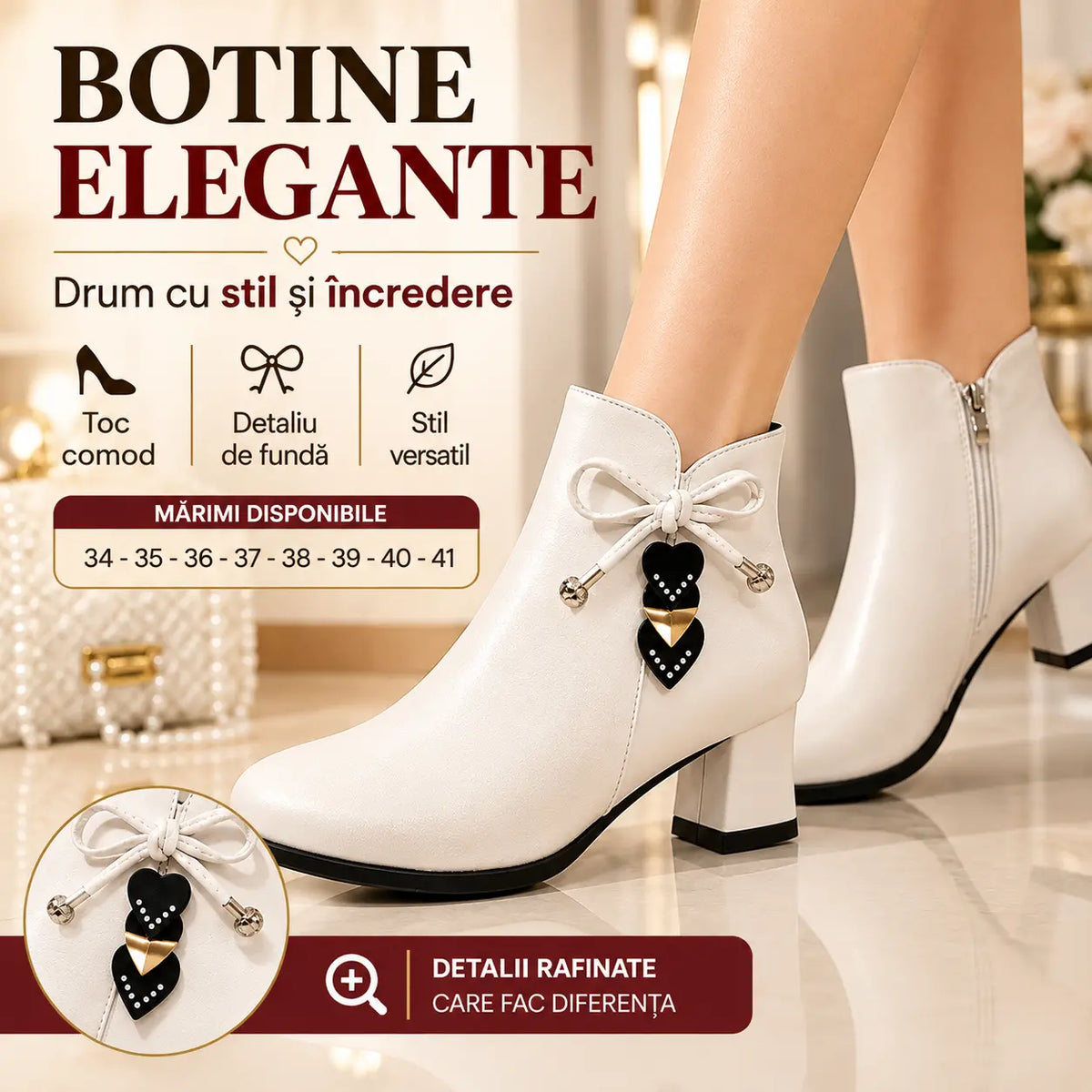 🔥【34-41】👢Cizme moi pentru femei, cu fermoar lateral, Toamnă/Iarnă 2026