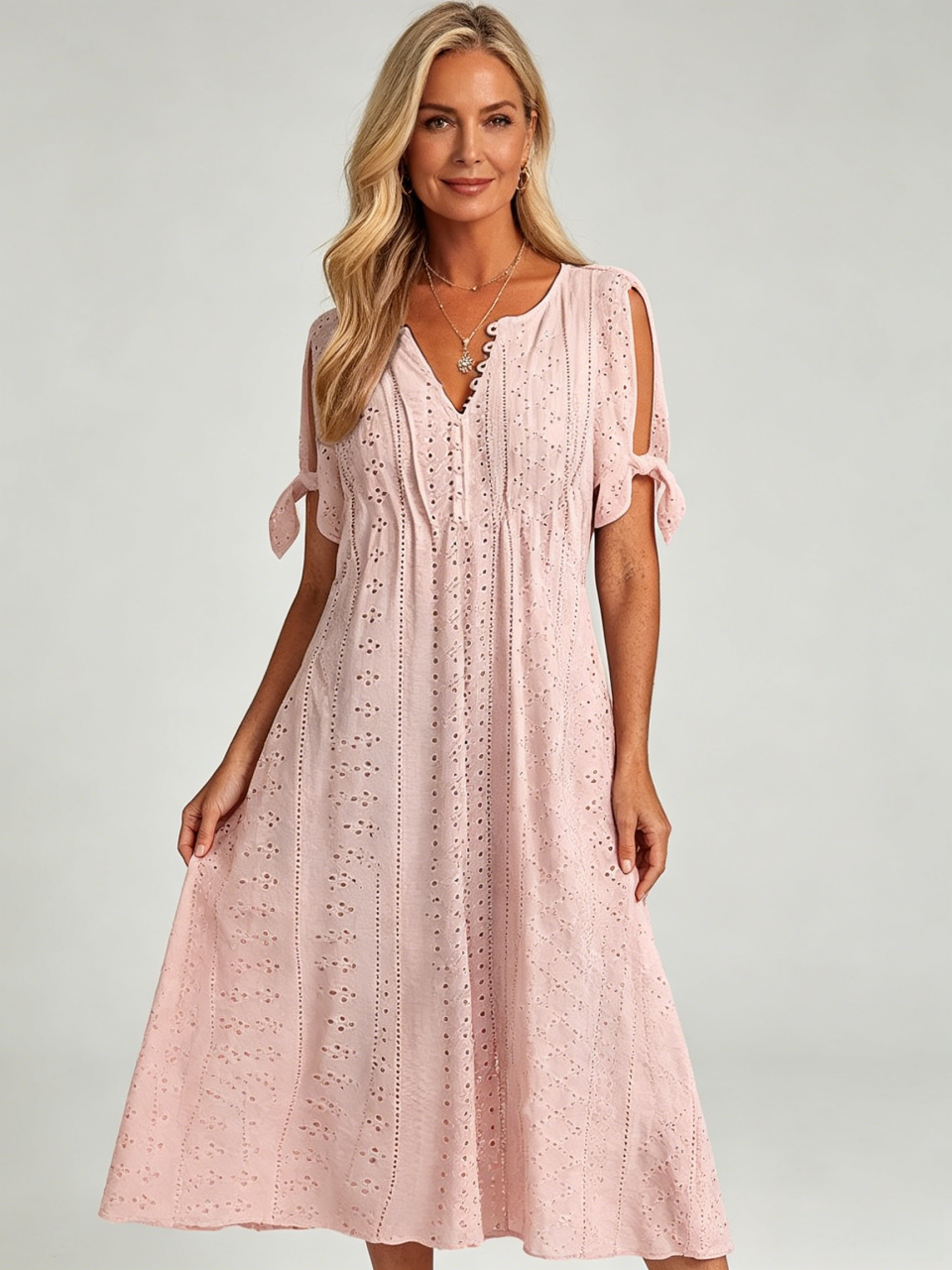 【🏆Cele mai bine vândute produse】👗 Rochie simplă și delicată, de culoare uni