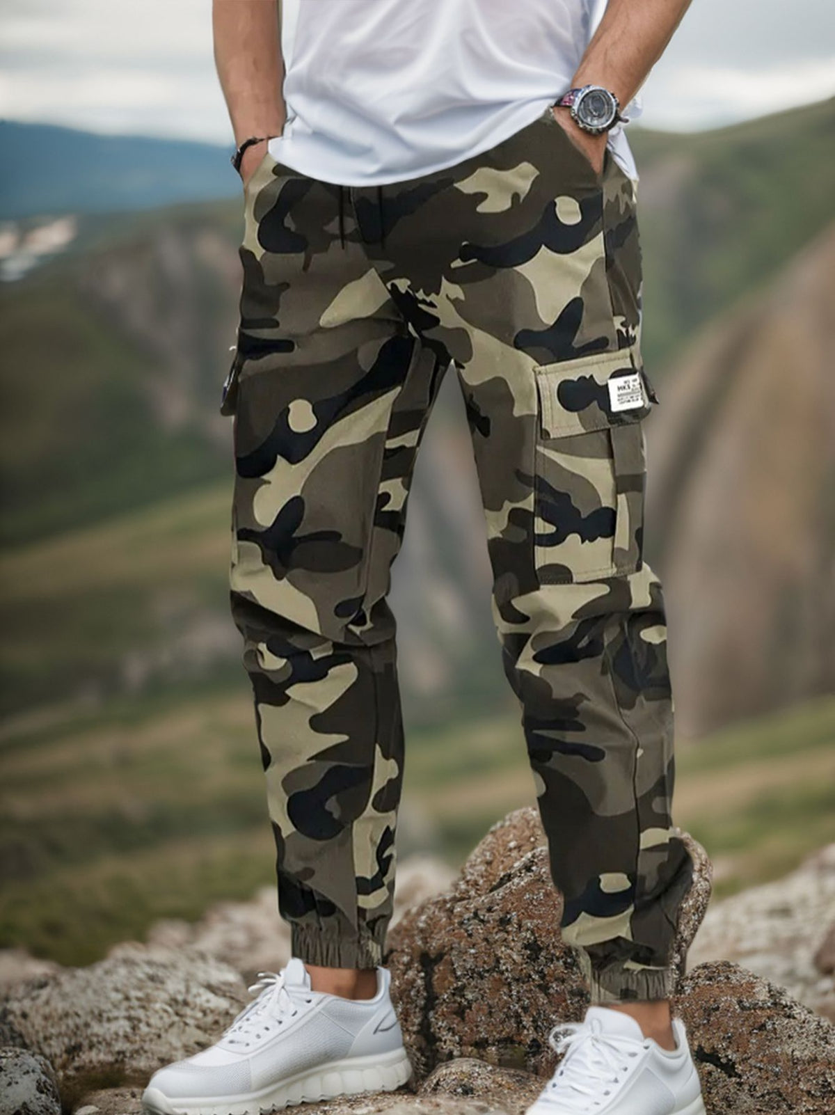 🛠️ Reducere de 60%! 👖 Pantaloni de lucru rezistenți, în stil tactic – amestec de nailon și bumbac, buzunare funcționale multiple, ideali pentru activități în aer liber 🌲