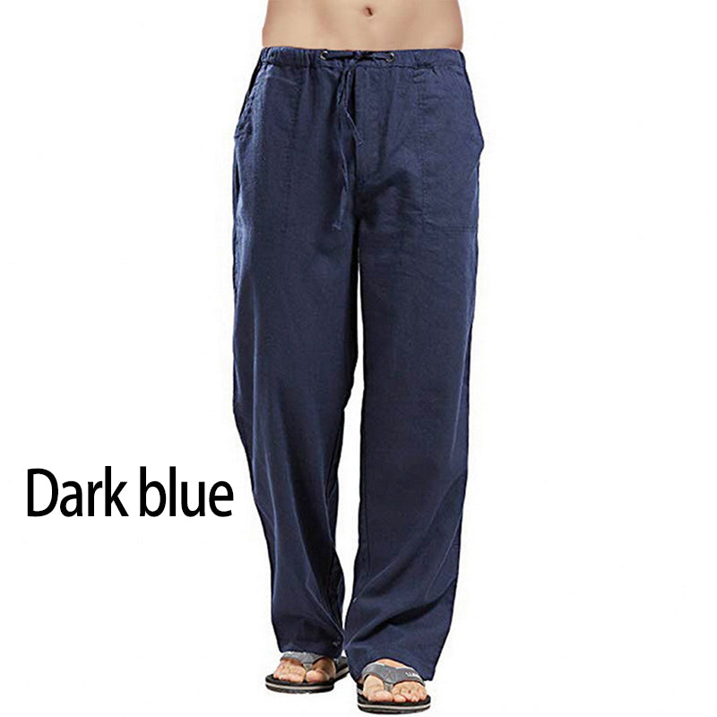💥👖💖【S-5XL】Pantaloni casual pentru bărbați din bumbac – croială lejeră, material moale și respirabil