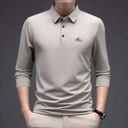 🔥【Compra uno y llévate otro gratis】🔥【M-4XL】Polo de manga larga de moda de negocios para hombre, superventas