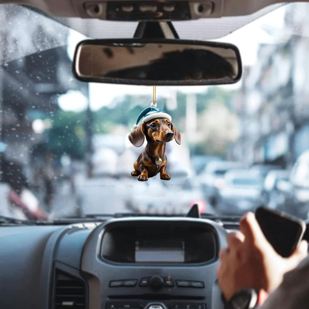 🎄【9 kosov】🐕 Božični okraski v obliki mladičkov