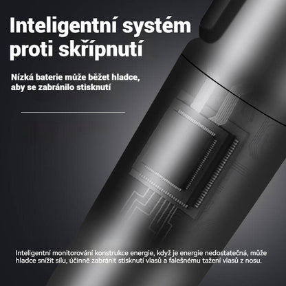 👨🔥 Električni strižnik za nosne dlačice za moške⚡ Mini prenosni polnilni ✂️ 3 v 1 za obrvi in zalizce, varen in prijazen do kože✅