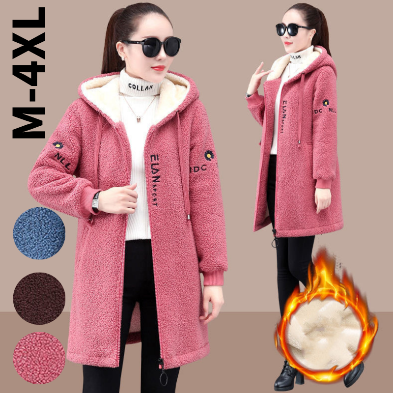 🌺【M-4XL】2026 nueva chaqueta de invierno chaqueta de algodón engrosada de terciopelo