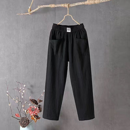 🌿🌈【Cel mai vândut】【M-4XL】Pantaloni largi pentru femei, de primăvară, noi, 2026, pantaloni casual confortabili