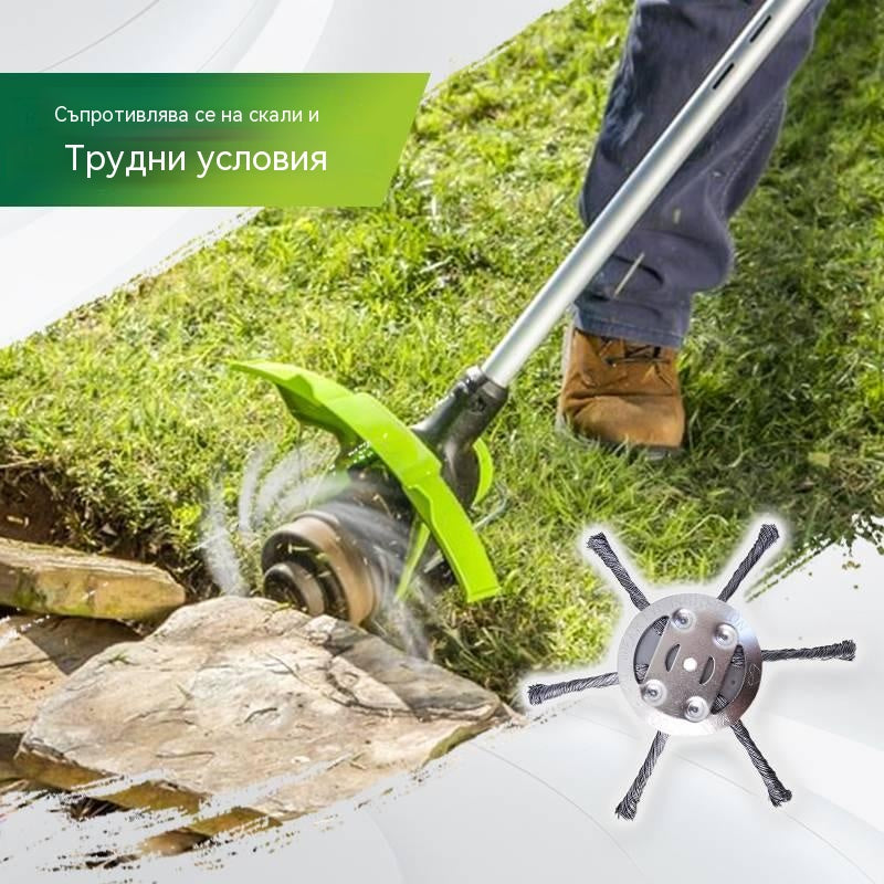 🔥✨【Купете 1, вземете 1 безплатно: 2 броя】🔥 Сменяема режеща глава за косачка за трева/храстореза - Стоманена режеща глава за косене на трева 🌿✂️⚙️