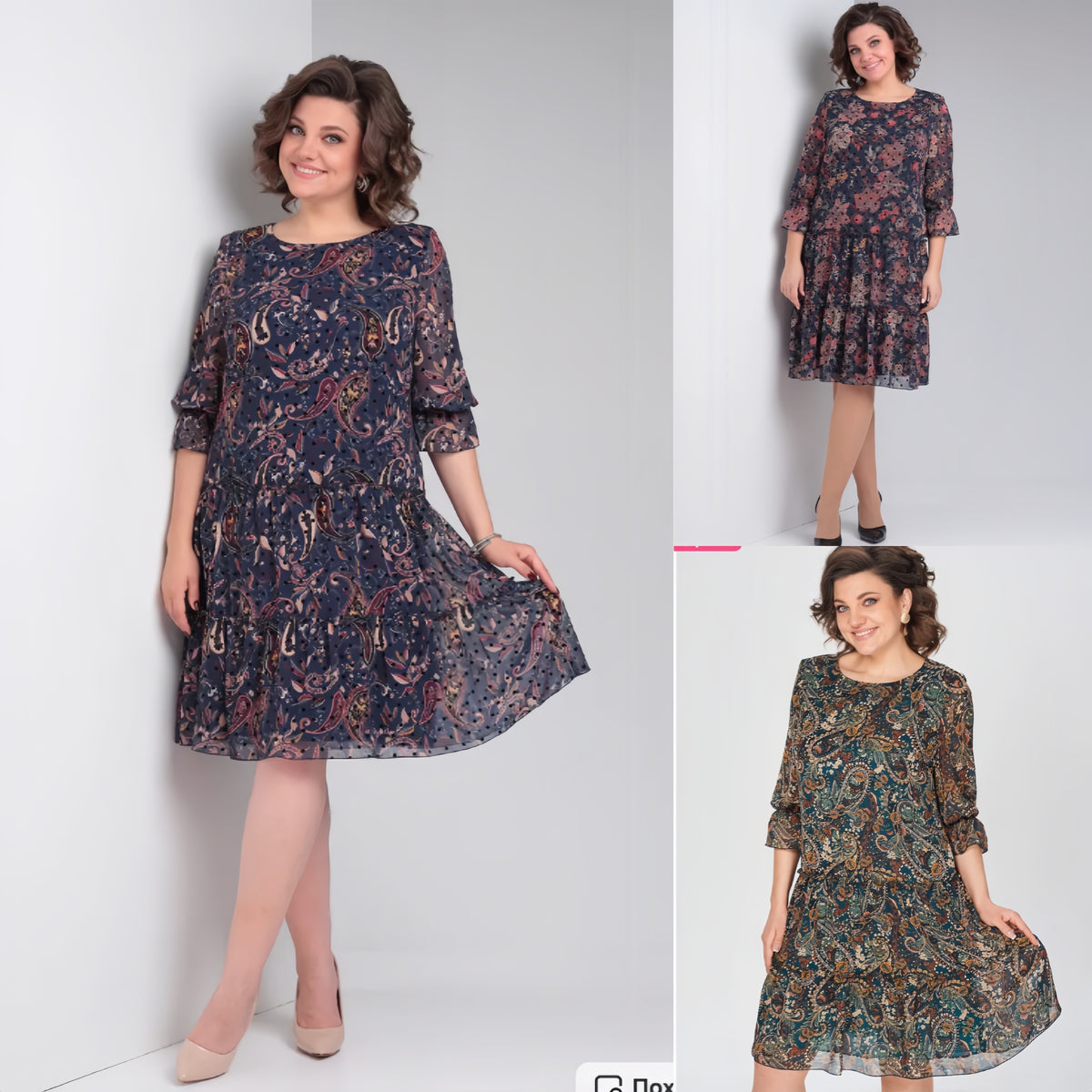 👗【🥇Най-продавани】💥👗【S-5XL】Нова пролетна рокля с щампа 2026