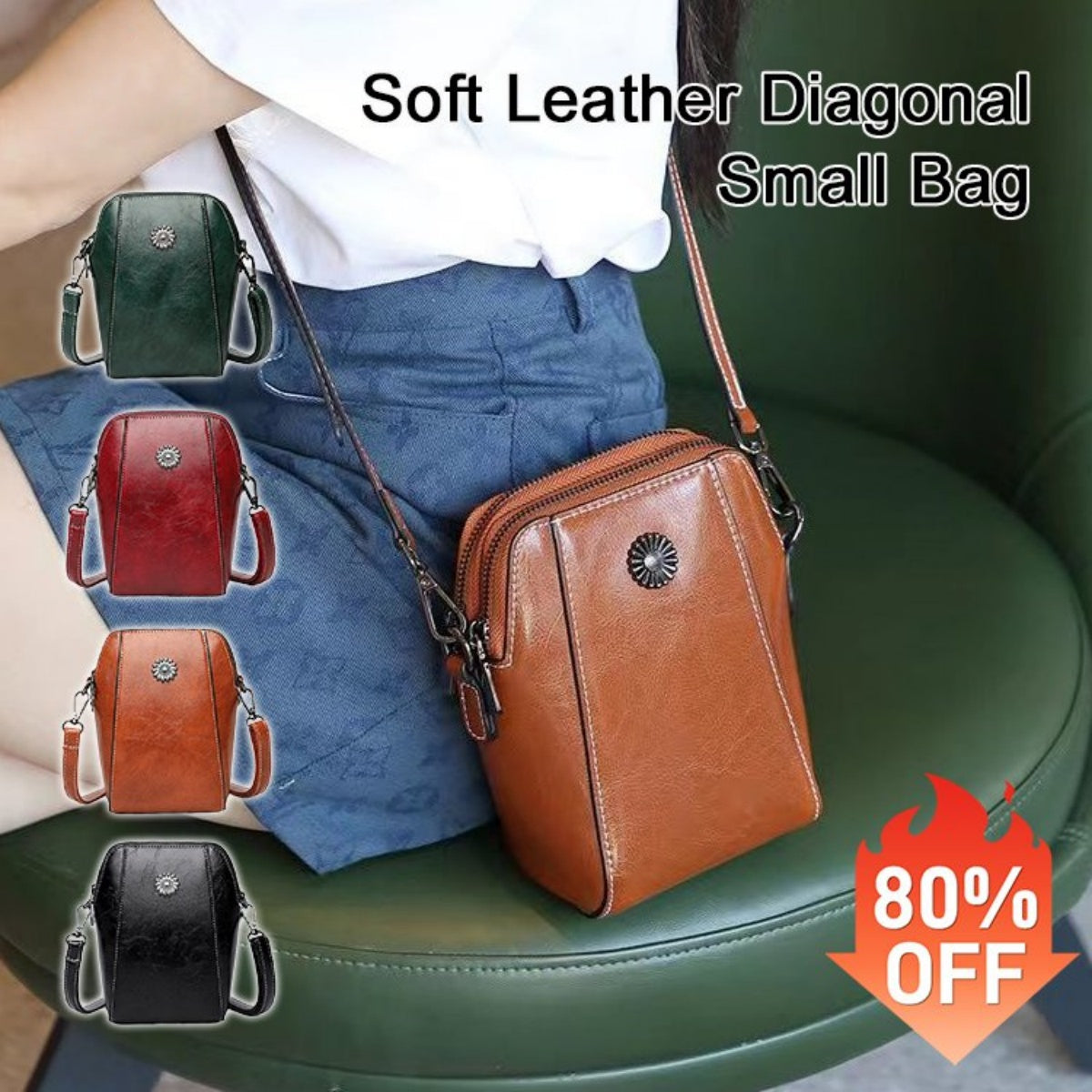 👜🎀【Pago contra reembolso】Bolso bandolera pequeño para mujer - Recién llegado 2026, material de cuero PU, estilo coreano, práctico y elegante