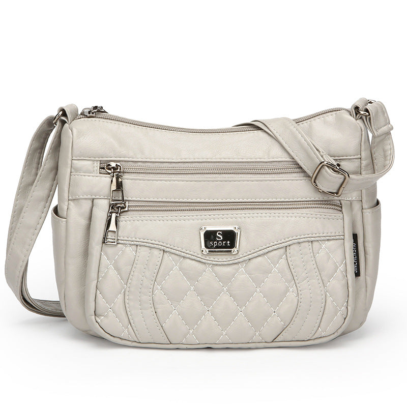 👜【Legnépszerűbb】Nagy keresztpántos válltáska | Sokoldalú és divatos keresztpántos táska