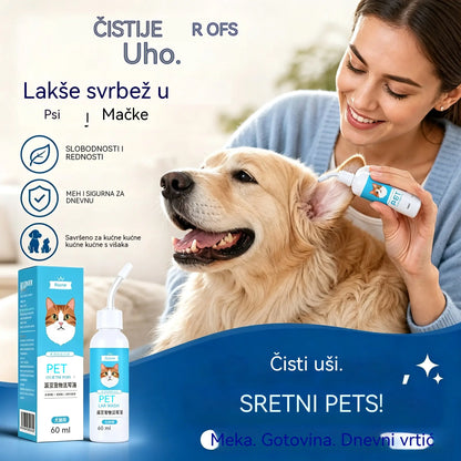 🐶🐱 【Cumpără 1 Primești 1 Gratuit】Soluție de curățare a urechilor pentru a calma mâncărimile la câini și pisici.