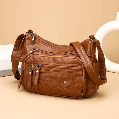 🔥【Reducere 50%】Geantă nouă de umăr/crossbody din piele moale, capacitate mare, 2025
