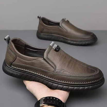 [39-44]👞Pantofi bărbătești din piele naturală moale – Confort total pentru bărbați maturi