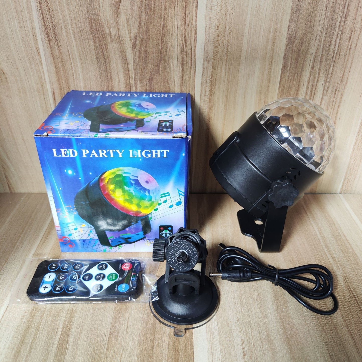 OFERTA ŚWIĄTECZNA! 50% ZNIŻKI 🔥 Magiczna, obracająca się, kolorowa kula dyskotekowa