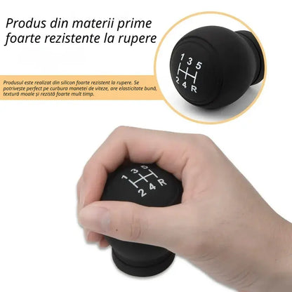 🚘✨ Oferă mașinii tale un stil nou cu această husă din silicon pentru maneta de viteze