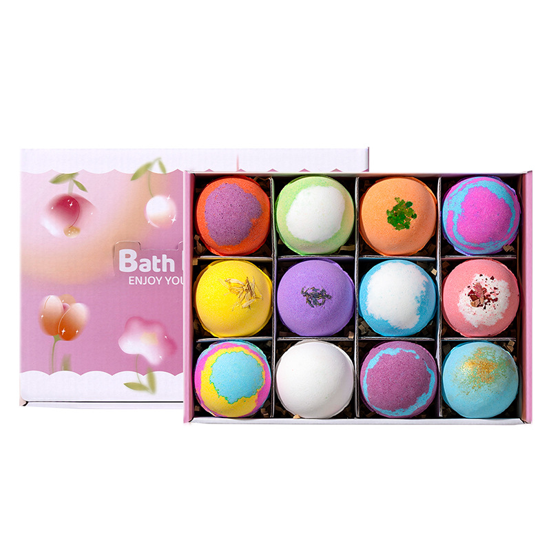 🌊👧【12 por 35 €】Juego de 12 bolas de sales de baño con forma de animales marinos (60 g cada una), aptas para niños.