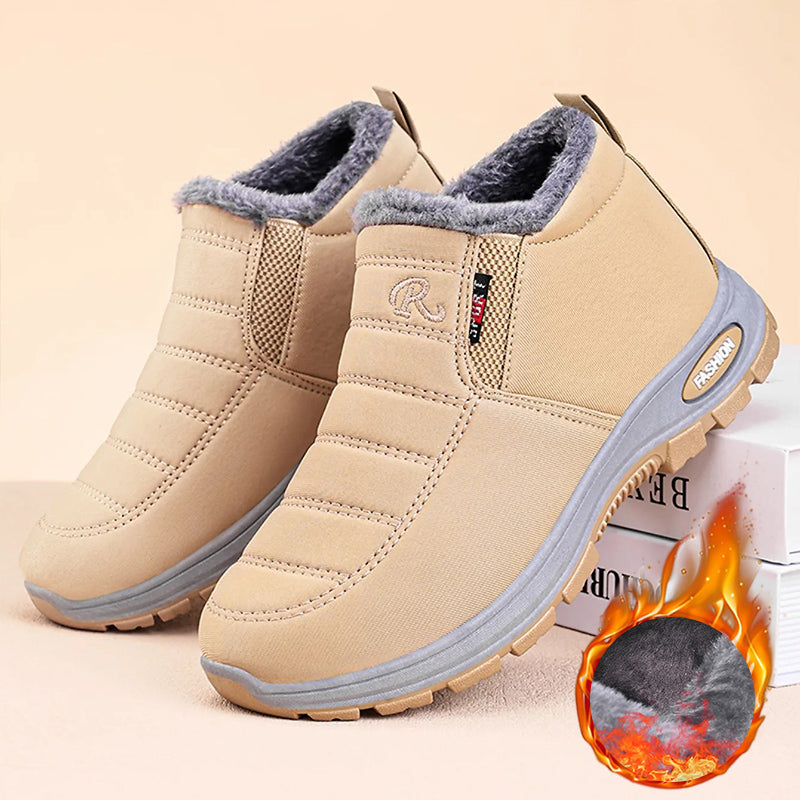 🔥【36-41】✨Zimowe buty damskie dla starszych pań w większych rozmiarach, wygodne i ciepłe, wodoodporne i antypoślizgowe