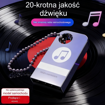 【Music U Disk】 Zawiera 8000 utworów, 600 MV, efekty dźwiękowe 6D