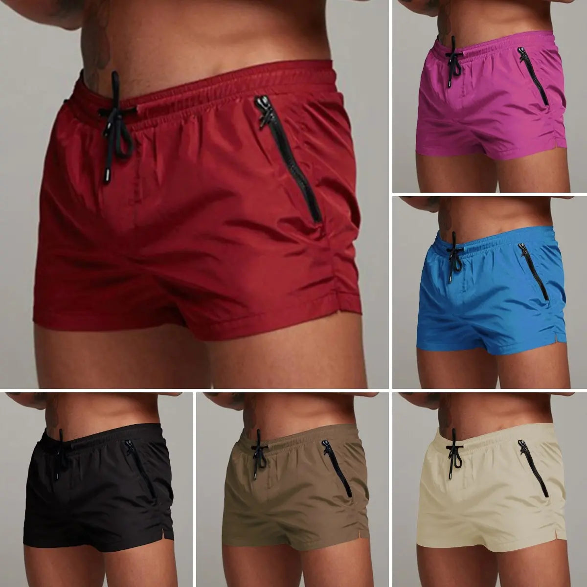【S–3XL】 Pantaloni scurți de baie pentru bărbați, model nou pentru vara 2026, mărimi mari, uscare rapidă