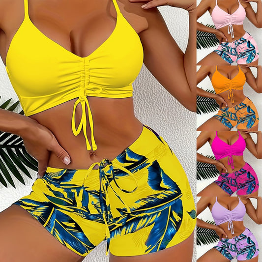 🏊‍👙【Letnie nowości】 Elegancki kostium kąpielowy z nadrukiem w dużym rozmiarze