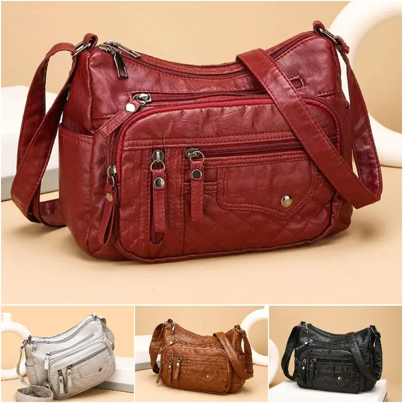 🔥【Reducere 50%】Geantă nouă de umăr/crossbody din piele moale, capacitate mare, 2025