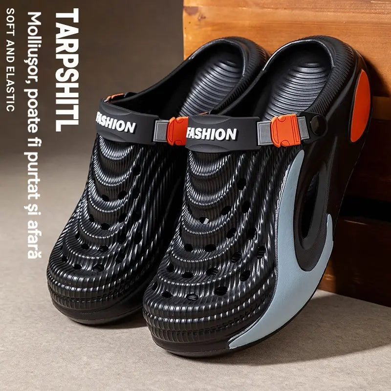 👟 50% reducere 🌬️ Sandale universale pentru bărbați cu talpă groasă din EVA: antiderapante, super ușoare și respirabile, ideale pentru plajă, sport și purtare zilnică 🏃‍♂️