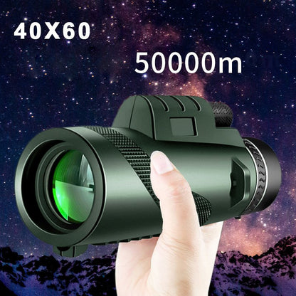 🔭🌍✨🔭 Monokulární dalekohled pro turistiku a pozorování přírody – vysoké rozlišení + telefon
